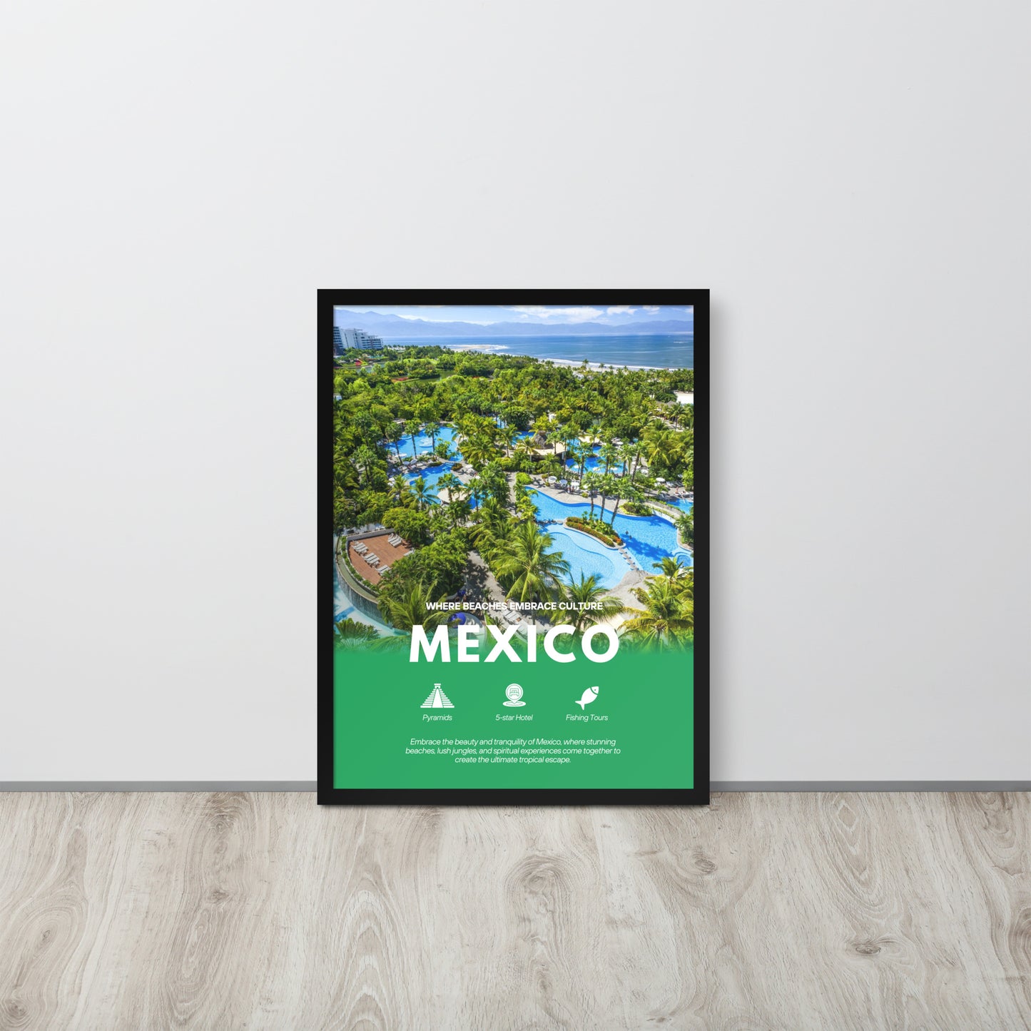 Mexico - Framed photo paper poster