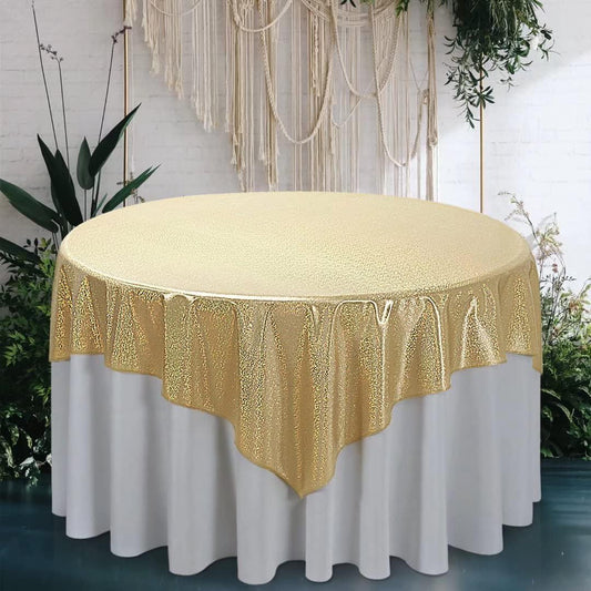 Sparkly Golden Tablecloth