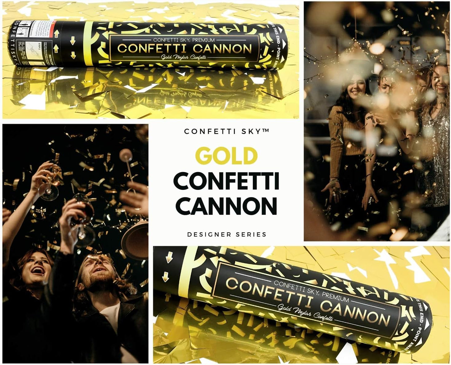 Confetti Cannon 6 Pack